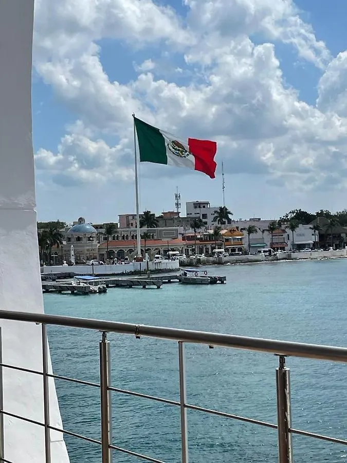 Apartamento Estudio En Cozumel Con Vista Al Mar, Condominio Con Alberca A1